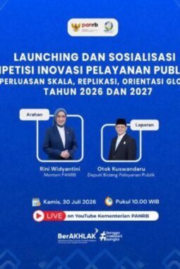 Dukung Inovasi Pelayanan Publik, Kementerian PANRB Launching KIPP Pro 2026 dan 2027 